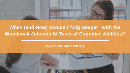 When (and How) Should I Dig Deeper with the WJ IV COG?
