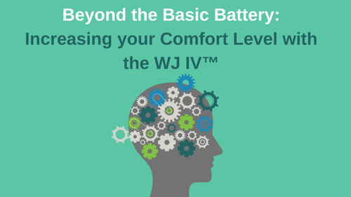 Beyond the Basic Battery: Increasing your Comfort Level with the WJ IV