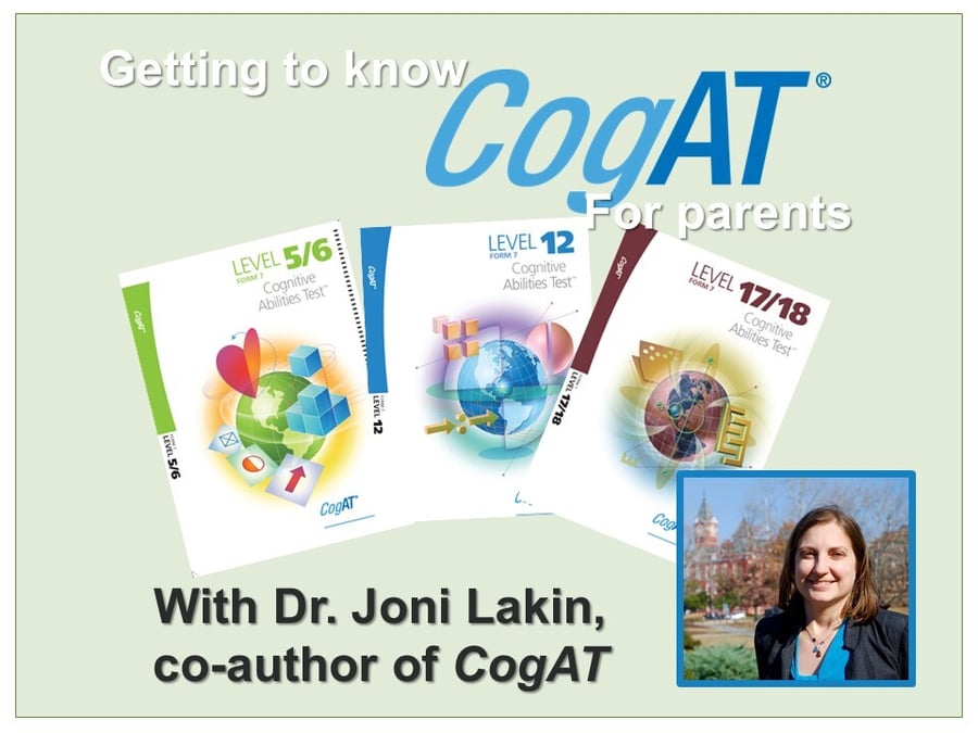 An image of Dr. Joni Lakin alongside test book covers.