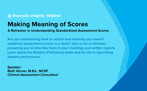 Making Meaning of Scores banner